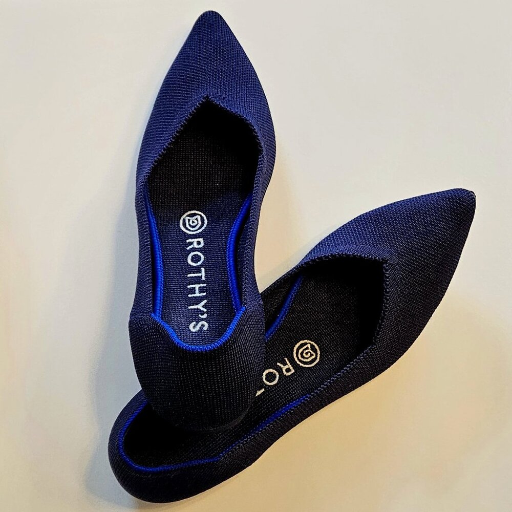 Rothy's Navy Blue Flats
